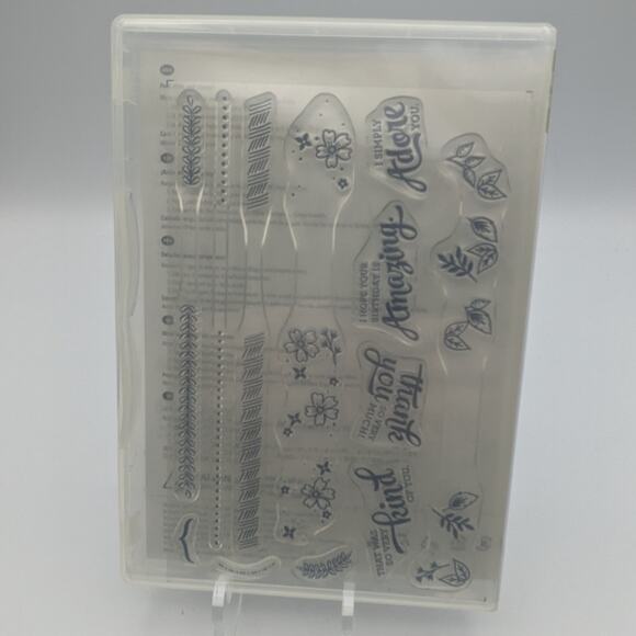 Stampin Up Stamp Set MIXED BORDERS 141932 Stamping Cardmaking Craft Papercraft - Picture 2 of 3